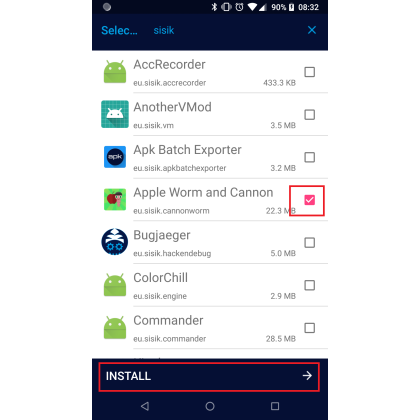 App list